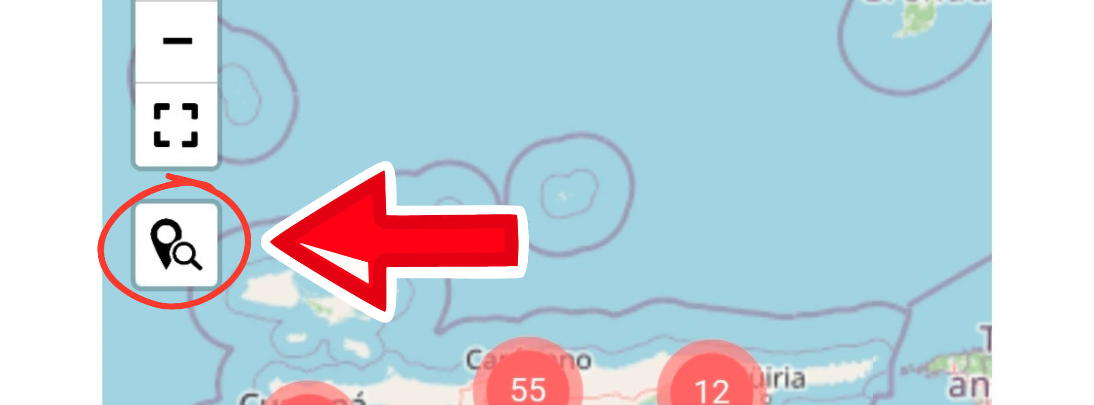 Tooltip buscar por deporte o dirección