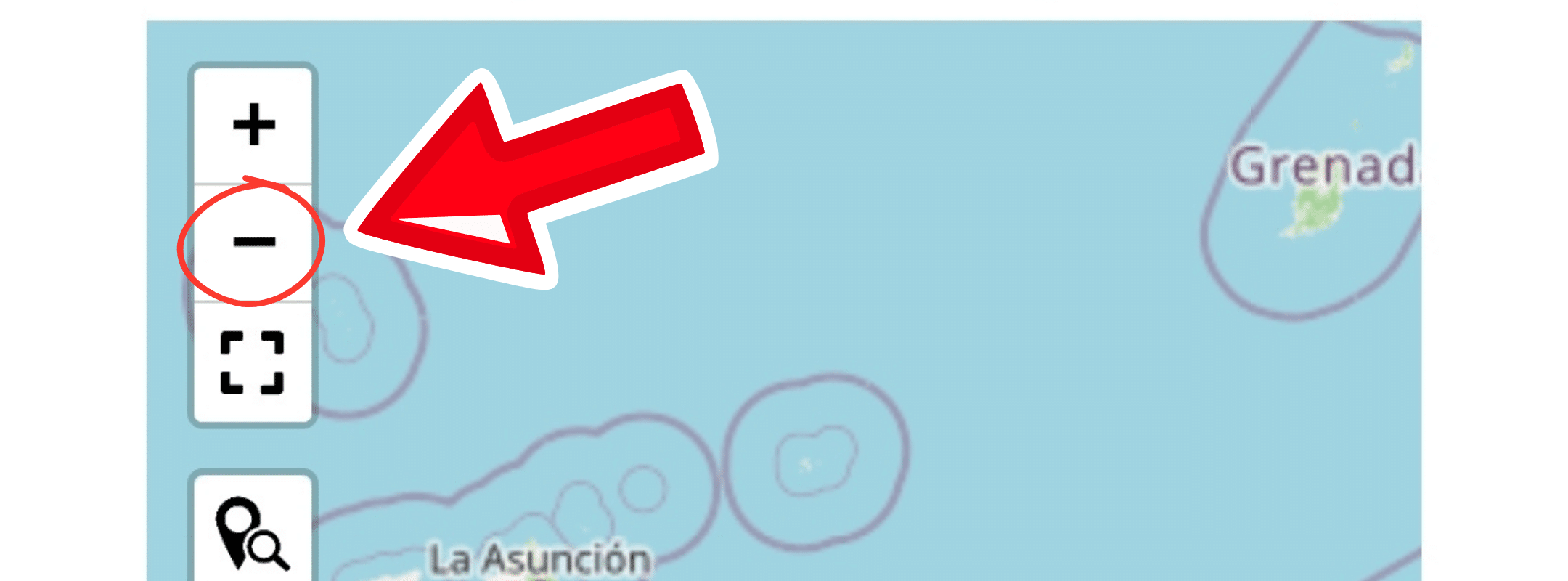 Tooltip símbolo de menos